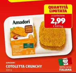 ALDI AMADORI COTOLETTA CRUNCHY offerta