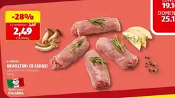 ALDI INVOLTINI DI SUINO offerta