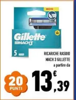 Conad Gillette Mach 3 offerta