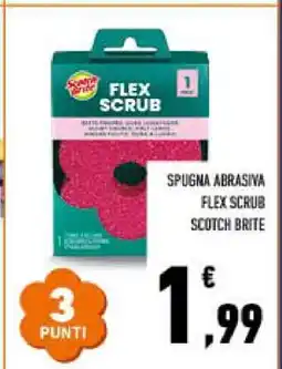 Conad SPUGNA ABRASIVA FLEX SCRUB SCOTCH BRITE offerta