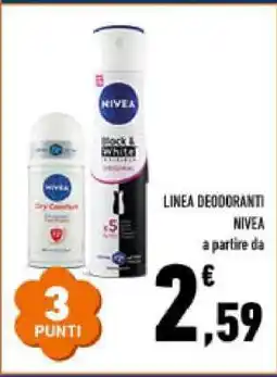 Conad LINEA DEODORANTI NIVEA offerta