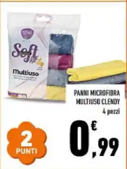 Conad PANNI MICROFIBRA MULTIUSO CLENDY offerta