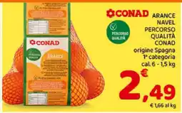 Conad CONAD ARANCE NAVEL offerta
