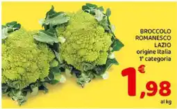Conad BROCCOLO ROMANESCO LAZIO offerta