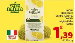 Conad Limoni Biologici Verso Natura Conad offerta