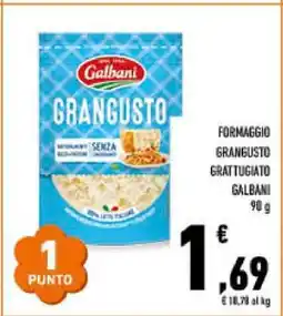 Conad FORMAGGIO GRANGUSTO GRATTUGIATO GALBANI offerta