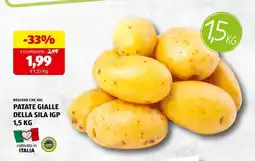 ALDI PATATE GIALLE DELLA SILA IGP offerta
