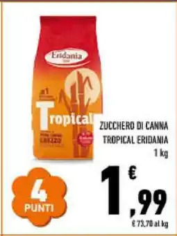 Conad Zucchero di Canna Tropical Eridania offerta