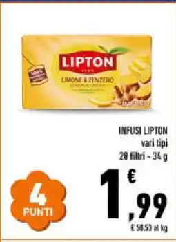 Conad INFUSI LIPTON offerta