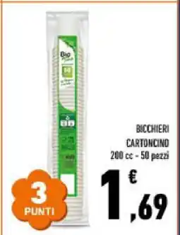 Conad BICCHIERI CARTONCINO offerta