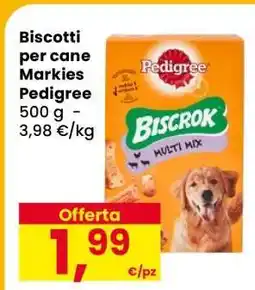 Eurospar Biscotti per cane Markies Pedigree offerta