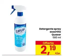 Eurospar Detergente spray assortito Quasar offerta