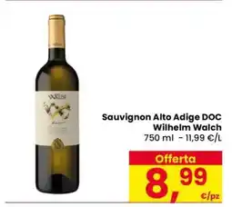 Eurospar Sauvignon Alto Adige DOC Wilhelm Walch offerta