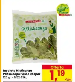 Eurospar Insalata Misticanza Passo dopo Passo Despar offerta
