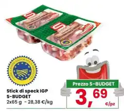 Eurospar Stick di speck IGP S-BUDGET offerta