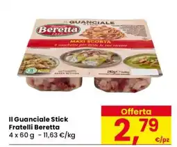 Eurospar Il Guanciale Stick Fratelli Beretta offerta