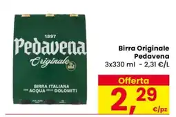 Eurospar Birra Originale Pedavena offerta