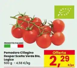 Eurospar Pomodoro Ciliegino Despar Scelta Verde Bio, Logico offerta