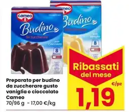 Eurospar Cameo Budino da zuccherare offerta