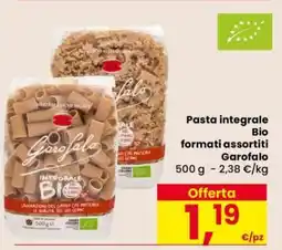 Eurospar Pasta integrale Bio formati assortiti Garofalo offerta