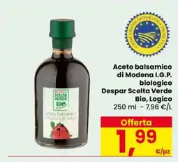 Eurospar Aceto balsamico di Modena I.G.P. biologico offerta