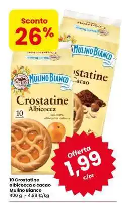 Eurospar Crostatine albicocca o cacao offerta
