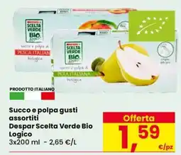Eurospar Succo e polpa gusti assortiti offerta