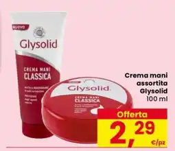 Eurospar Crema mani assortita Glysolid offerta