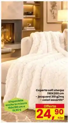 Eurospar Coperta soft sherpa offerta