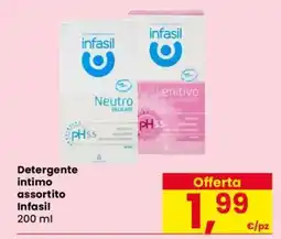 Eurospar Detergente intimo assortito Infasil offerta