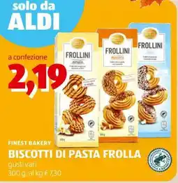 ALDI FINEST BAKERY BISCOTTI DI PASTA FROLLA offerta