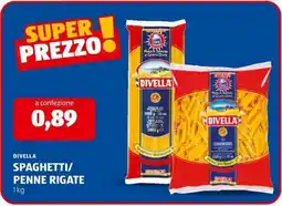 ALDI DIVELLA SPAGHETTI/PENNE RIGATE offerta