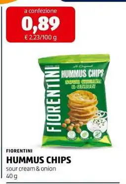 ALDI FIORENTINI HUMMUS CHIPS offerta