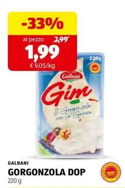 ALDI GALBANI GORGONZOLA DOP offerta