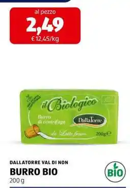 ALDI BURRO BIO offerta