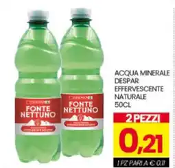 Eurospar ACQUA MINERALE DESPAR EFFERVESCENTE NATURALE 50CL offerta