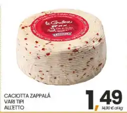 Eurospar CACIOTTA ZAPPALÀ offerta