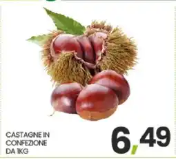Eurospar CASTAGNE IN CONFEZIONE DA 1KG offerta