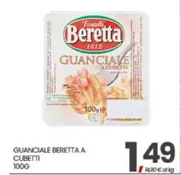 Eurospar GUANCIALE BERETTA A CUBETTI offerta