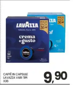 Eurospar CAFFÈ IN CAPSULE LAVAZZA VARI TIPI X36 offerta