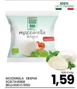 Eurospar MOZZARELLA DESPAR SCELTAVERDE offerta