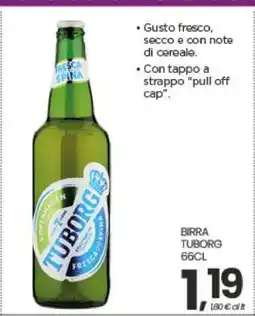 Eurospar BIRRA TUBORG 66CL offerta