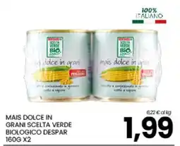 Eurospar MAIS DOLCE IN GRANI SCELTA VERDE BIOLOGICO DESPAR 160G X2 offerta