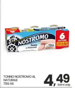 Eurospar TONNO NOSTROMO AL NATURALE offerta