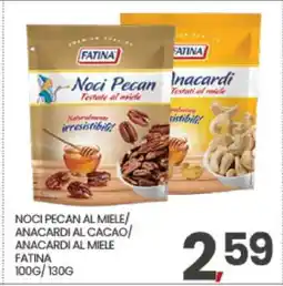 Eurospar NOCI PECAN AL MIELE/ ANACARDI AL CACAO/ ANACARDI AL MIELE offerta