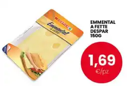 Eurospar EMMENTAL A FETTE DESPAR 150G offerta