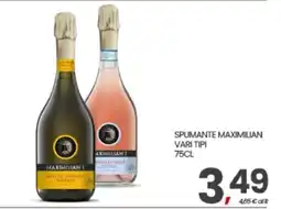 Eurospar SPUMANTE MAXIMILIAN offerta