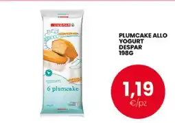 Eurospar PLUMCAKE ALLO YOGURT DESPAR 198G offerta