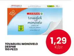 Eurospar TOVAGLIOLI MONOVELO DESPAR offerta