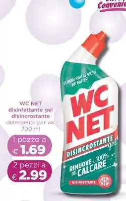WC NET disinfettante gel disincrostante